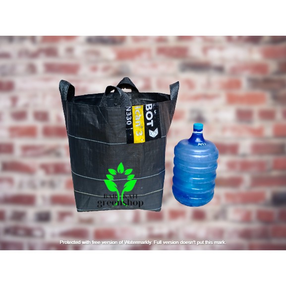 Planter bag 200 liter hitam - pot - media tanam