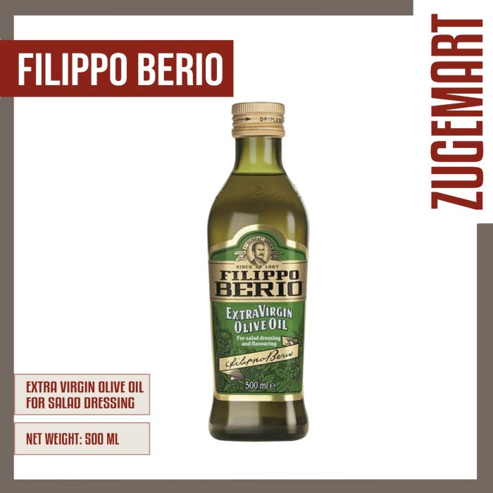 

Filippo Berio Extra Virgin Olive Oil 500 ml