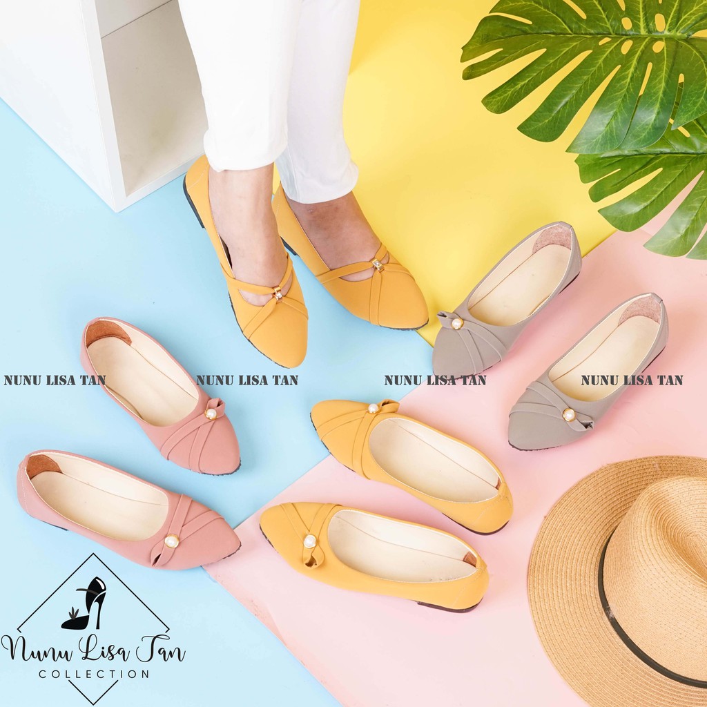 NunuLisaTan Flat Shoes Wanita FLAWLESS