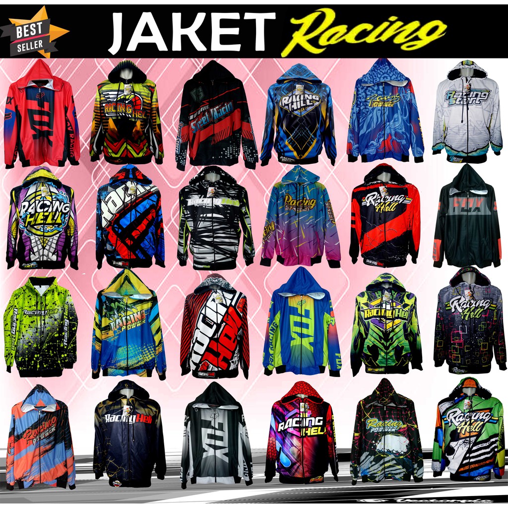 Jual BISA PAKAI NAMA Jaket Racing Hell FULL PRINTING Indonesia|Shopee