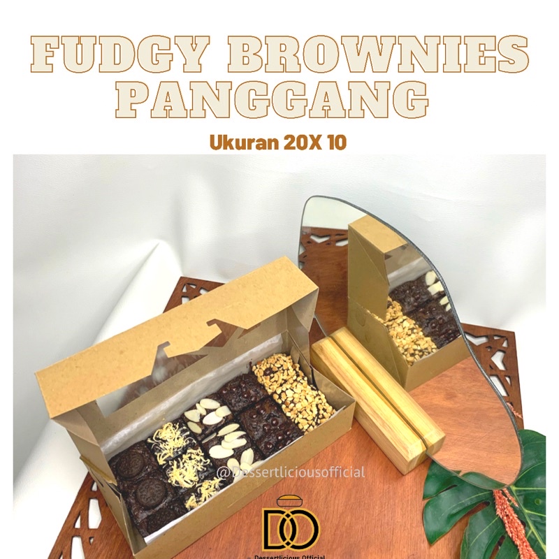 

[SURABAYA] FUDGY BROWNIES PANGGANG 20X10CM