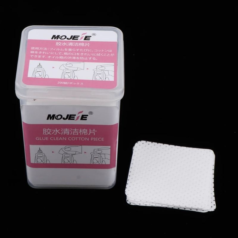 (1 Kotak) Cotton Wipes Remover Eyelash Glue / Tissue Pembersih Lem Eyelash Extention / Cotton Pads