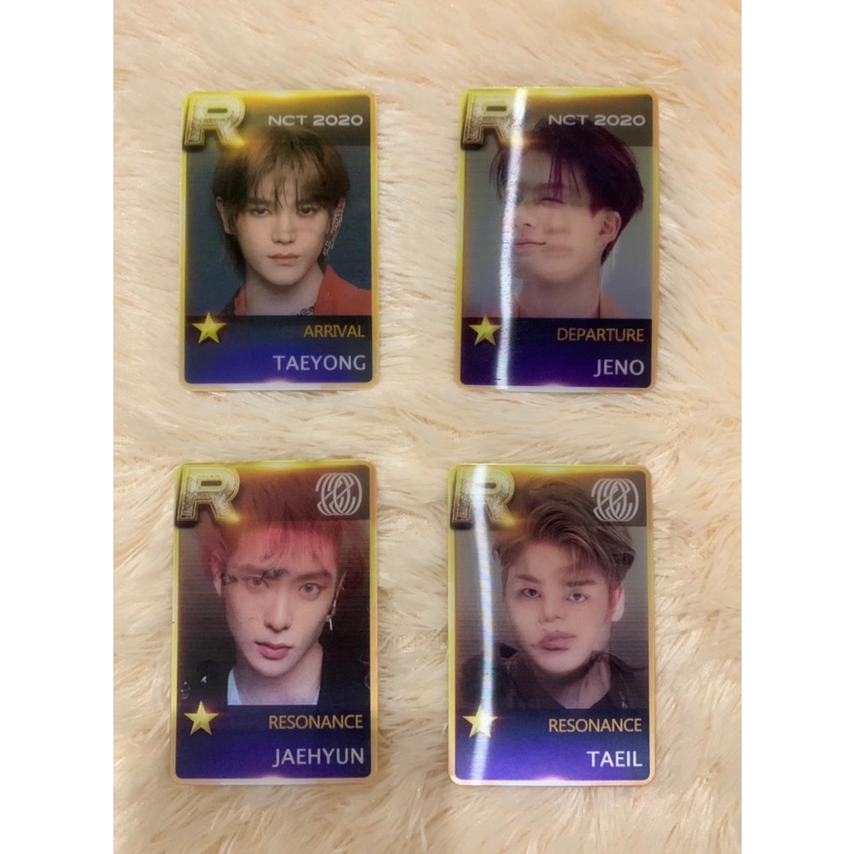 PHOTOCARD LENTICULAR NCT 2020 FANMADE JENO JAEHYUN TAEYONG TAEIL