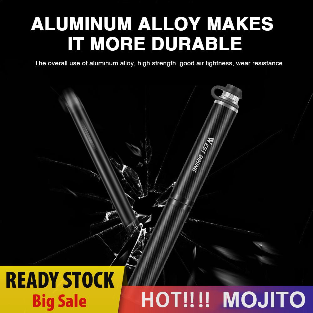 West Biking Pompa Angin Mini 160psi Untuk Ban Sepeda Balap / Mtb / Basket