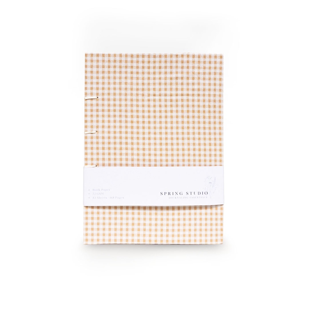 

Spring Studio Journaling Notebook A5 - Hard Cover - Light Brown