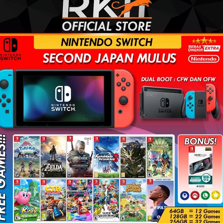 KodeG1s6R--Nintendo Switch Console V1 Full Games CFW / Second Mulus