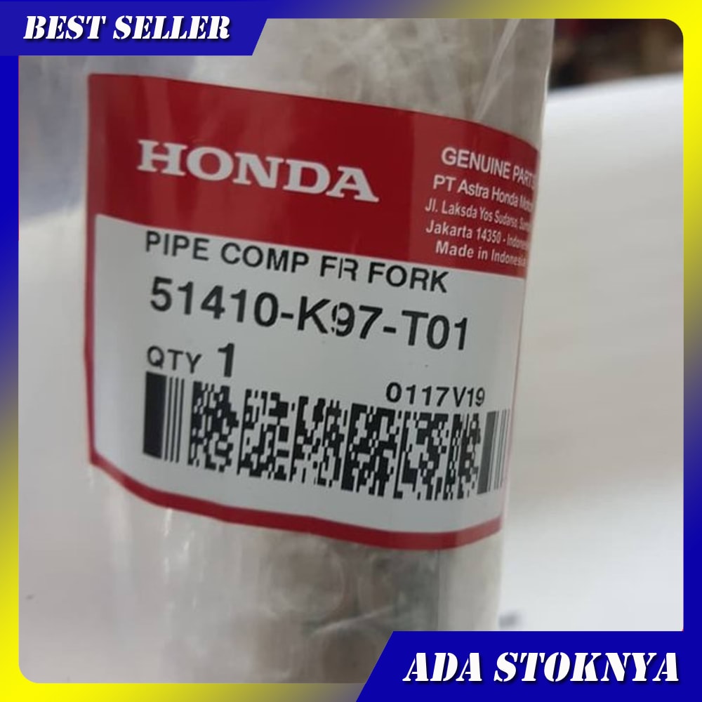 PIPA AS SKOK SHOCK DEPAN PCX 150 K97 PCX HYBRID 2018 51410 K97 T01 Original Asli