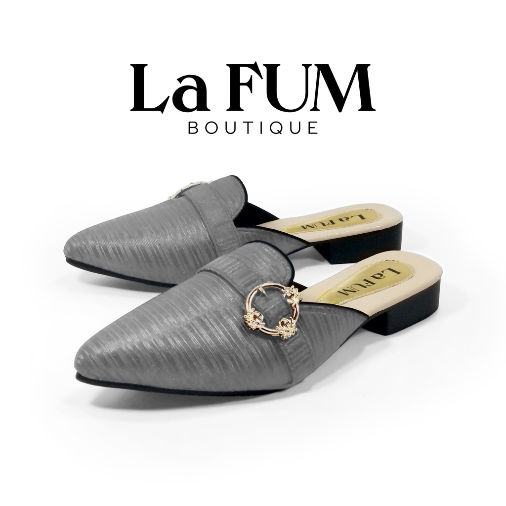 Primrose Sandal - Sendal Mules Hak Flat Wanita by La FUM