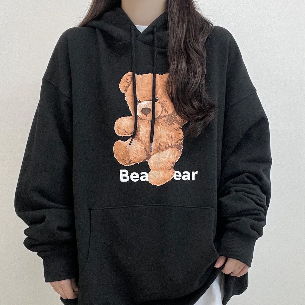 PABRIKHOODIE - HOODIE JUMPER BEAR M -XXL (SABLON)  {PRIA &amp; WANITA)