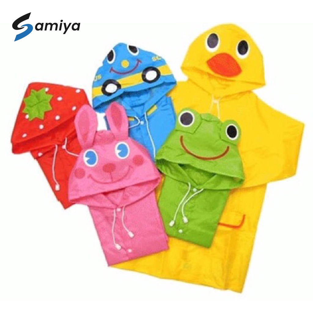 jas hujan anak lucu / jas hujan anak korea / raincoat children