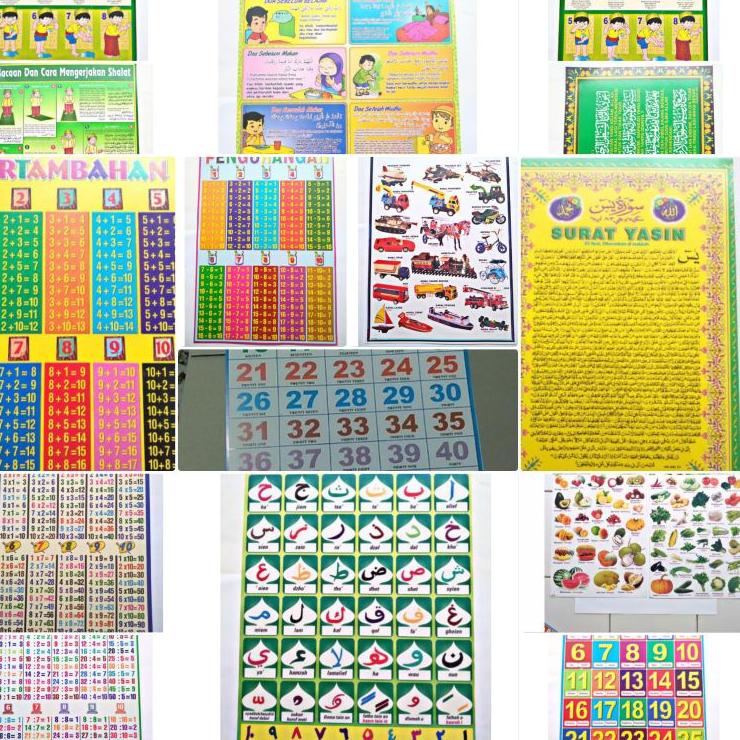 

Berkualitas POSTER EDUKASI ANAK TERPAKET 10