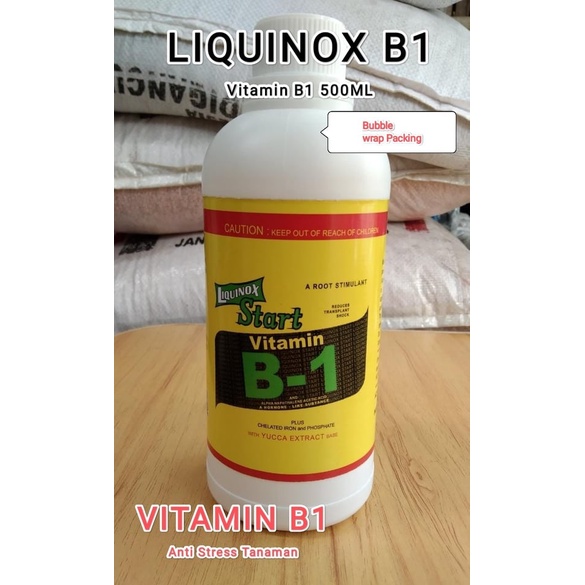 LIQUINOX B1 VITAMIN PUPUK UNTUK AKAR TANAMAN ASLI B1 500ML