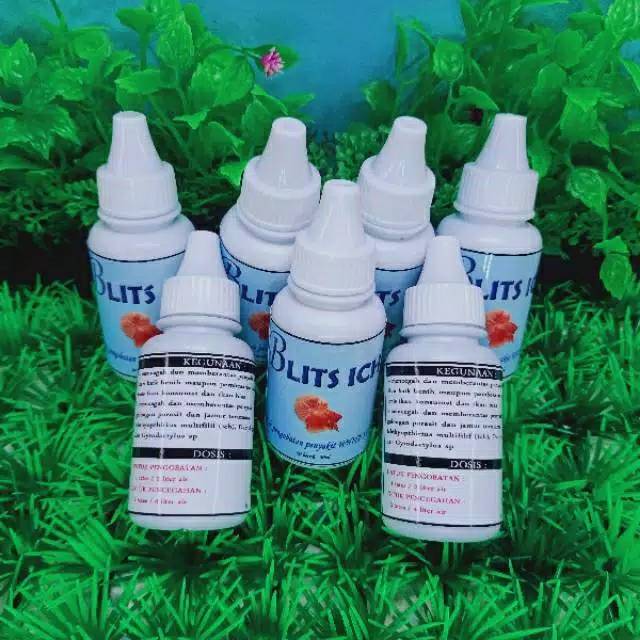 Obat Biru Ikan Hias Blits Ich Methylen Blue 30ml