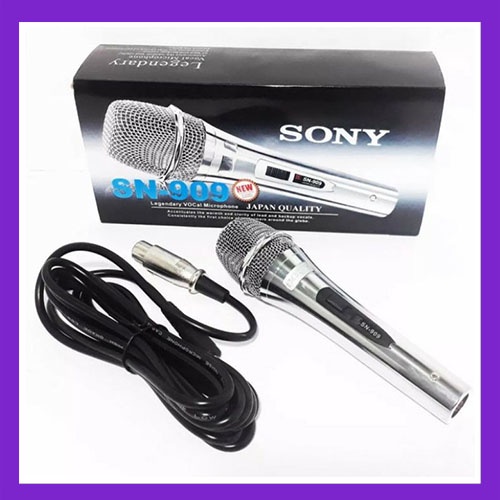 MIC SONY SN 909 MIC KABEL SONY MICROPHONE SONY SN 909 MIC KABEL MIC KARAOKE SONY SN-909 mantap