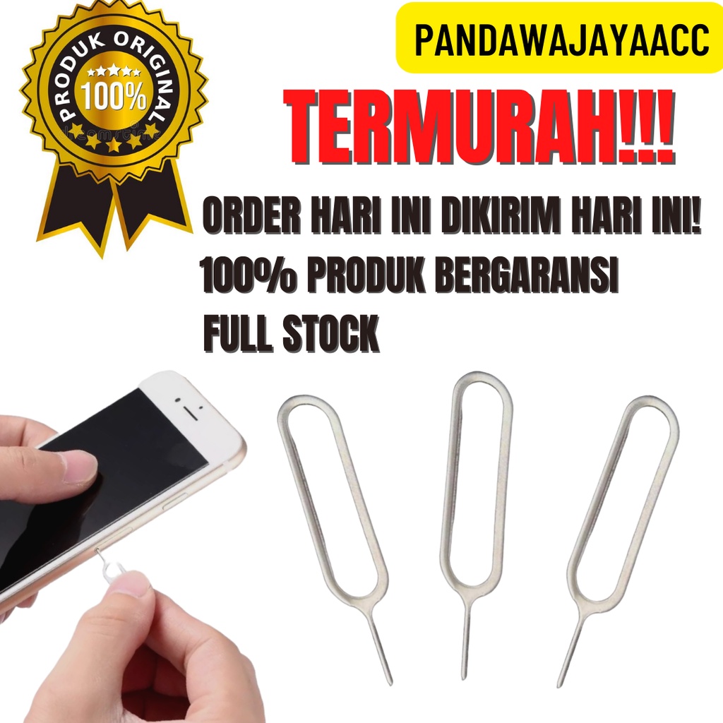 Tusukan SIM Card Jarum HP Pembuka SIM Card Memori Card Ejektor