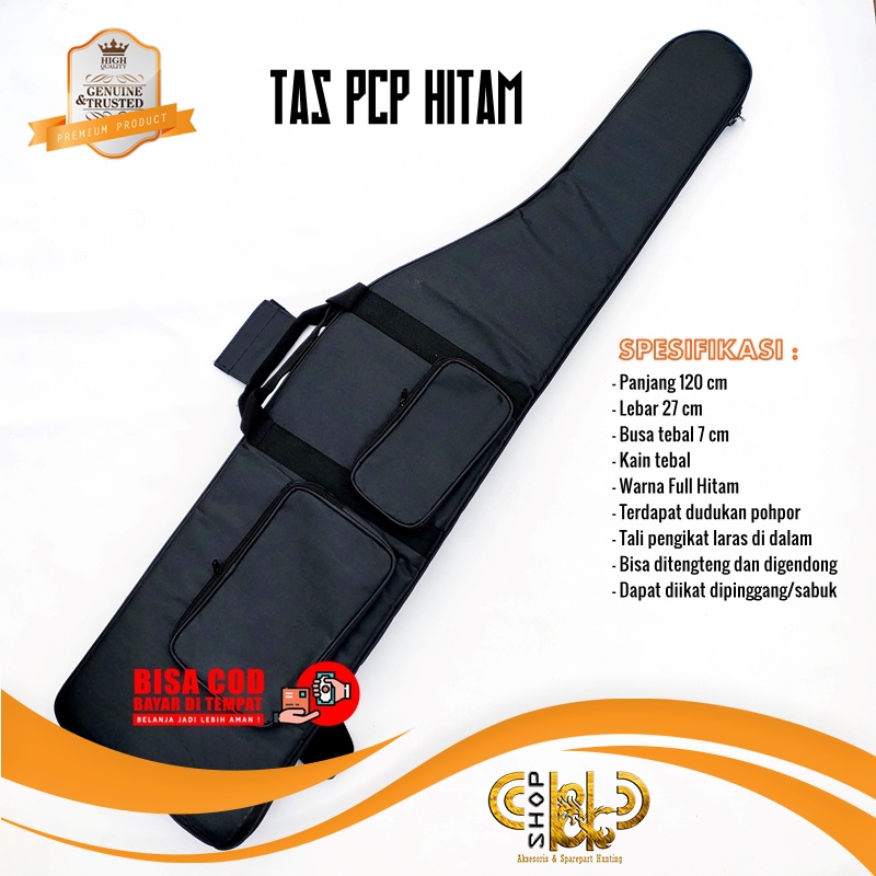 Tas Hunting Ransel PCP Hitam Busa Tebal