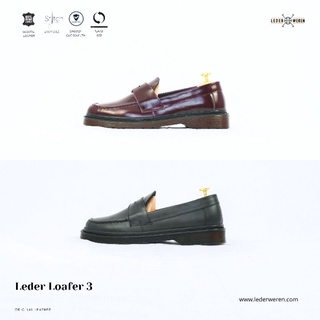 Lederweren - Leder Loafers 3 - Sepatu Penny Loafer Pria