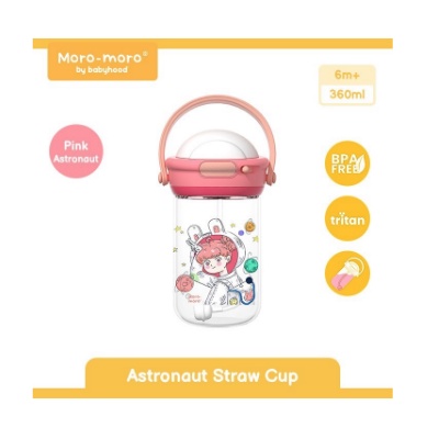 MORO-MORO ASTRONAUT STRAW CUP BBV-1241 Botol Minum Anak Bayi