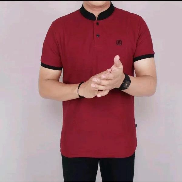 Kaos Kerah Pria Dewasa | Polo Pria Feminim KRAH SHANGHAI | Kaos Polo Kerah Sanghai Pria Dewasa | Baj