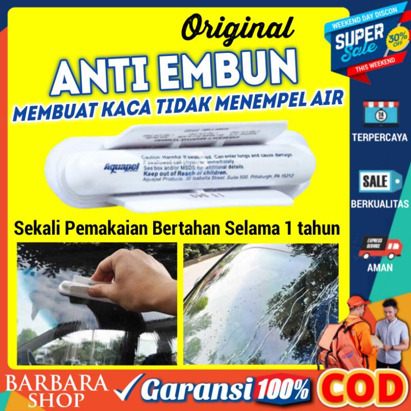 Aquapel Windshield Wiper Lap Anti Air Embun Anti hujan Kaca Mobil