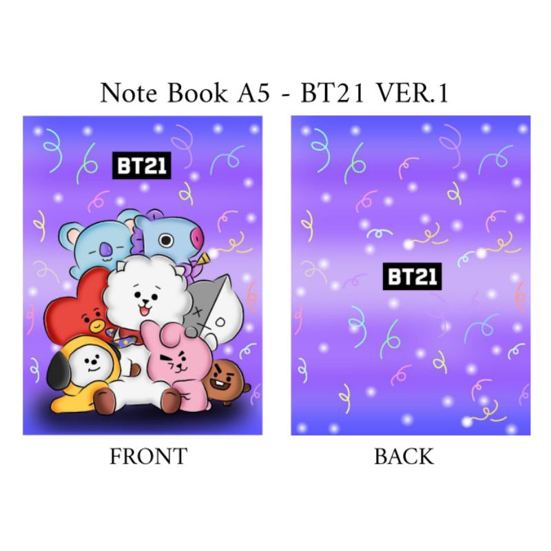 

BTS NOTEBOOK & BT21 NOTEBOOK