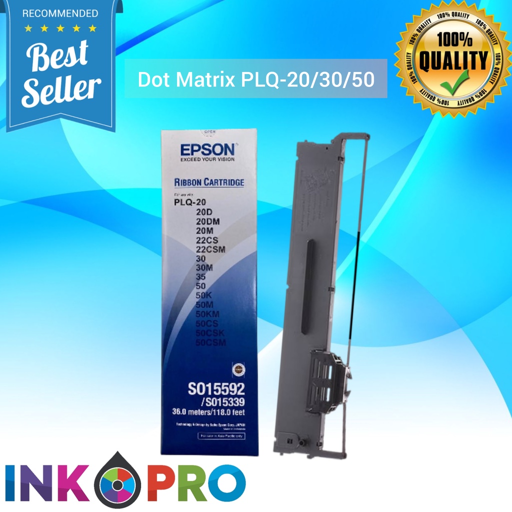 Ribbon Cartridge PLQ20 Epson - Hitam