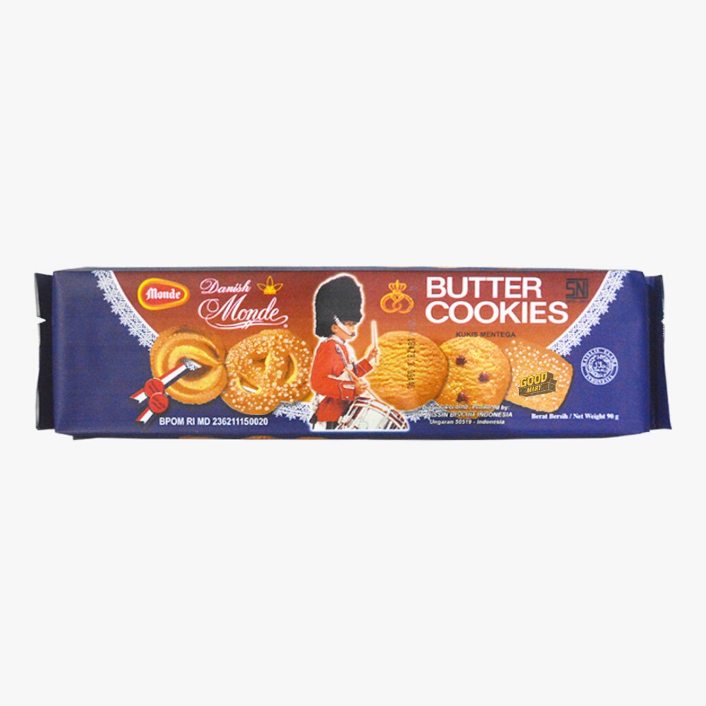 

Monde - Danish Butter Cookies Biscuit - 90 gr