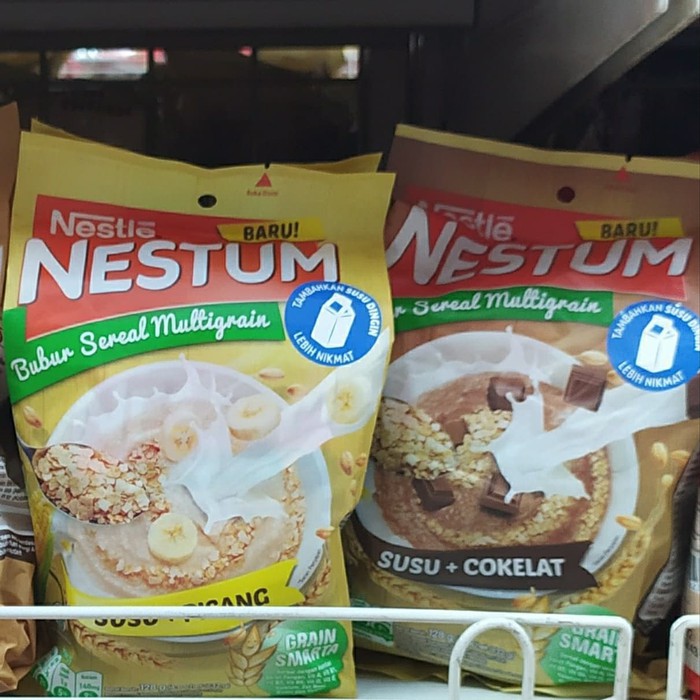 

Nestle Nestum Susu Pisang Dan Susu Coklat 32gr x 4 Bubur sereal