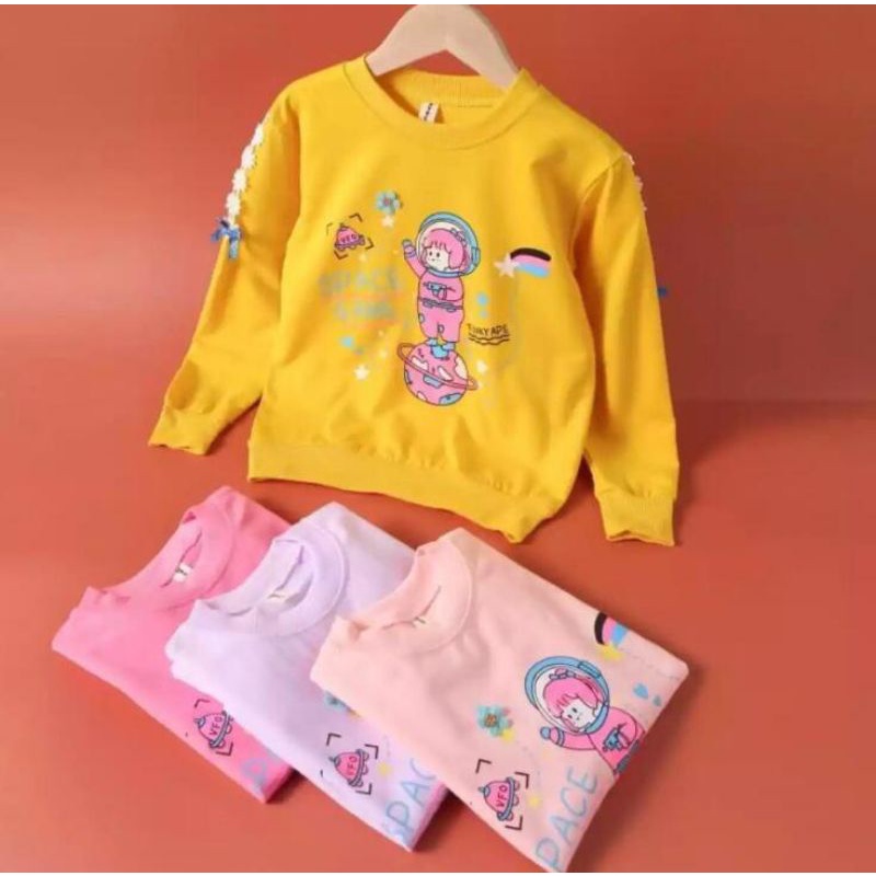 ￼Switer Anak Import 6-12Tahun/Kaos Anak Tangan Panjang/Sweater Anak Perempuan Import