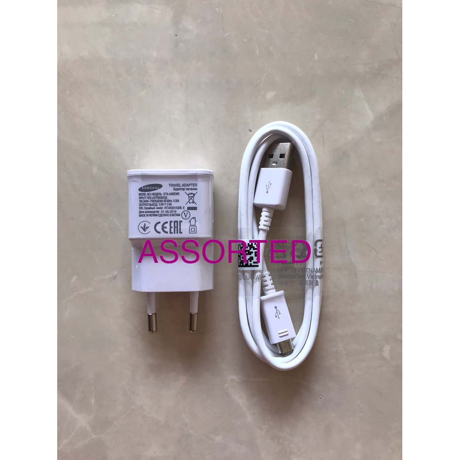CHARGER TC USB ORI 100% SAMSUNG I9500(S4) N7100 TAB 3 TYPE MICRO V8