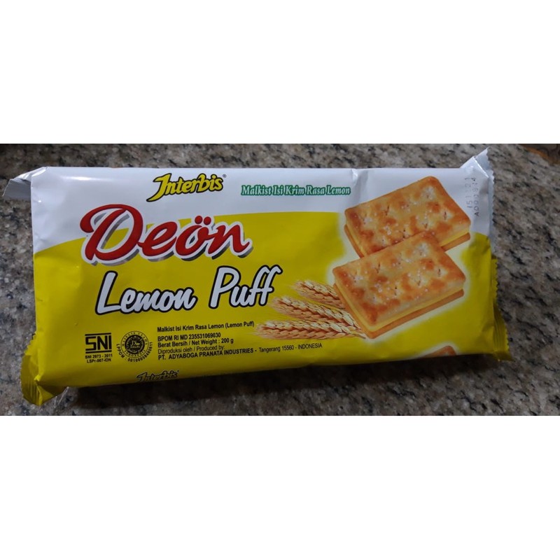 

interbis deon lemon puff 200g