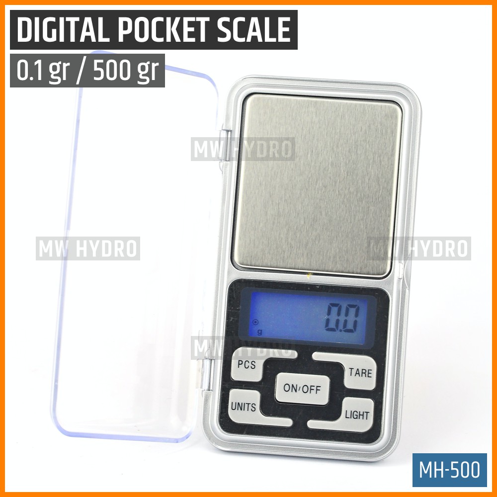 Digital Pocket Scale MH - 0.1g / 500g, Timbangan Digital Mini