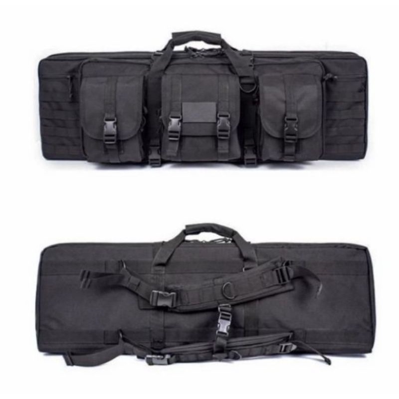 tas senjata Laras panjang 80cm 2 senapan