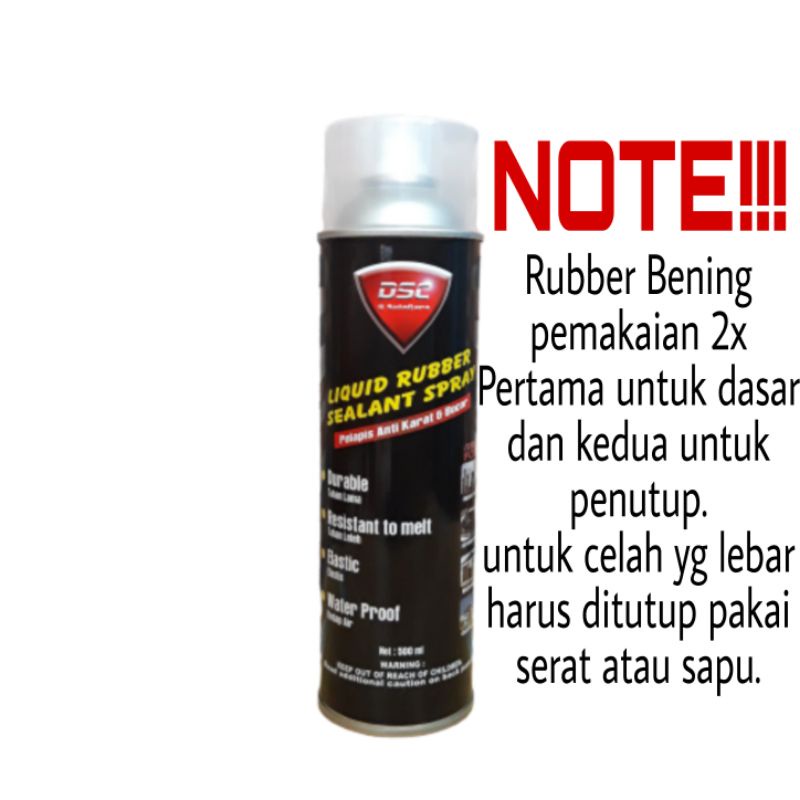 Waterproof spray ajaib anti bocor anti rembes - DSC Liquid Rubber Sealant Spray 500ml