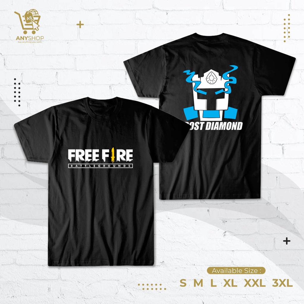 Kaos Baju Free Fire Frost Diamond Kaos Game Gaming