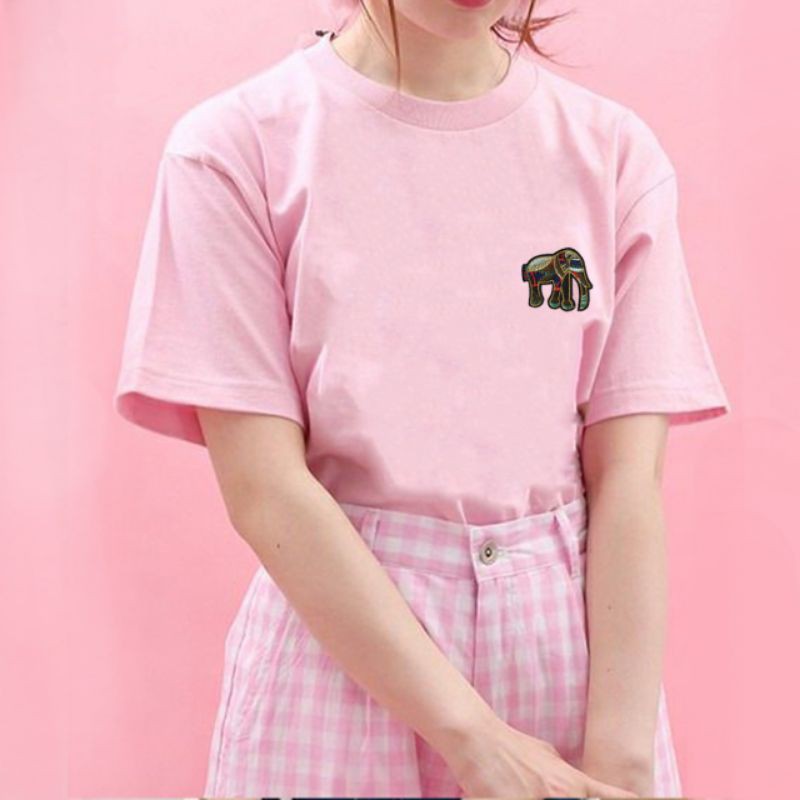 T-SHIRT OVERSIZE ELEPHANT MINI KAOS DEWASA