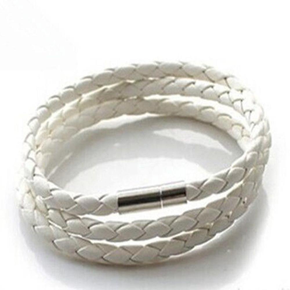 Timekey Gelang Bangle Kulit Pu Multilapis Untuk Unisex G8N1