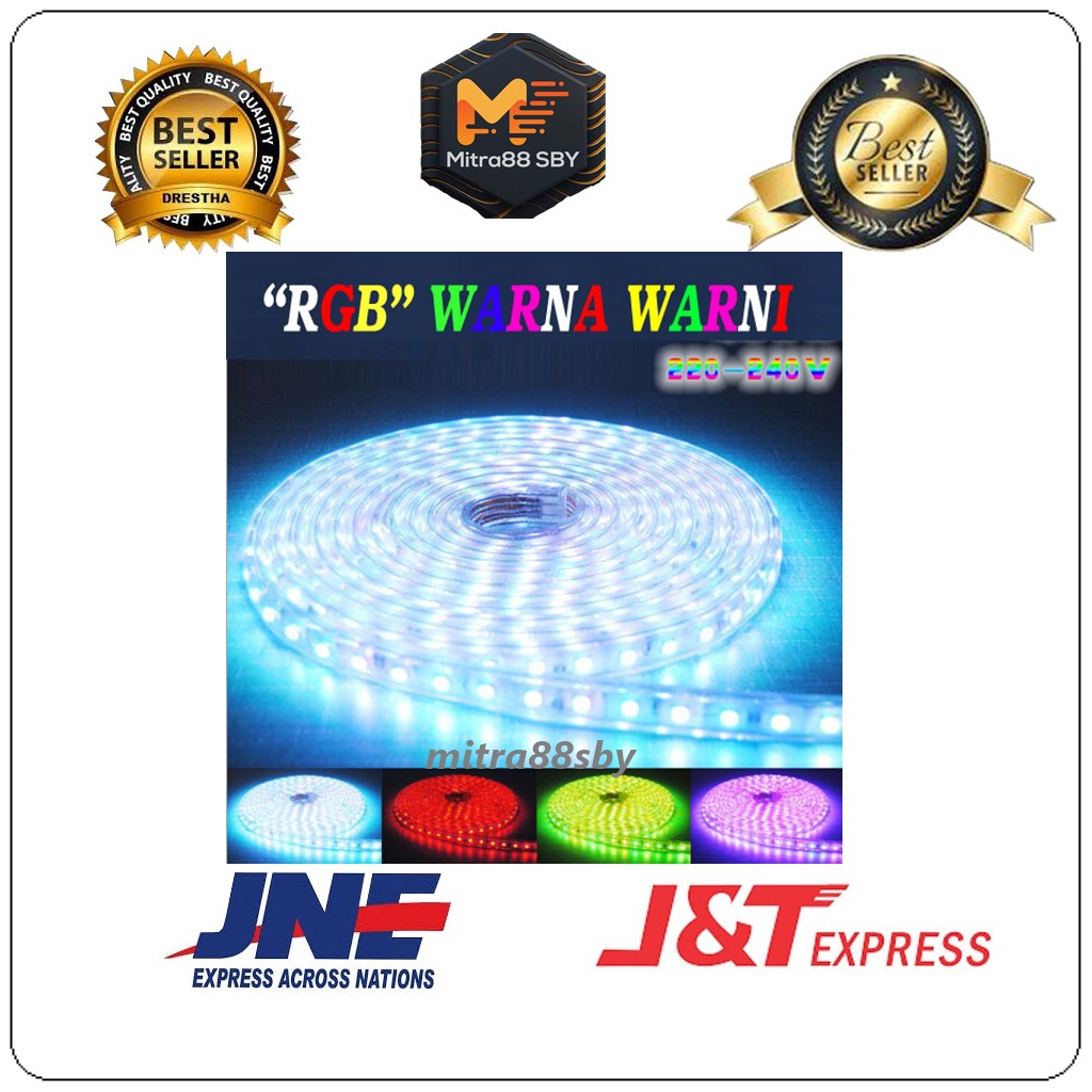 Mitra88sby lampu led strip 2835 IP33 indoor 1 rol 5 meter