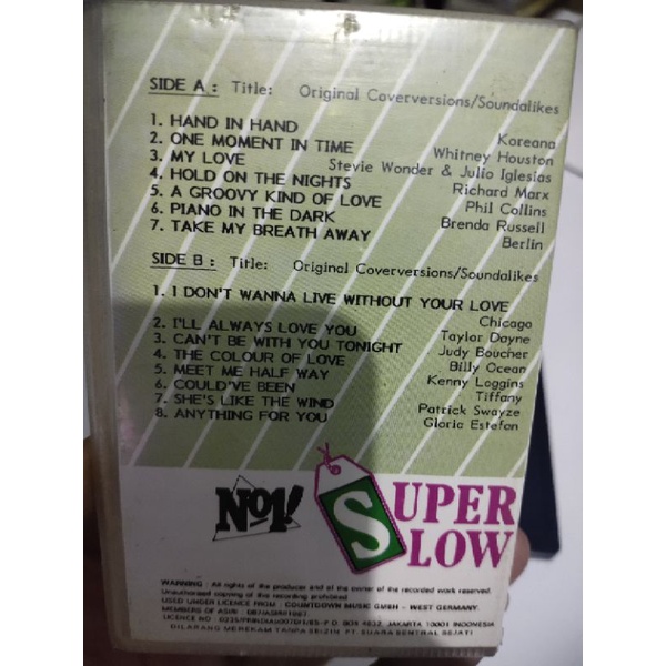 kaset pita super slow /kompilasi