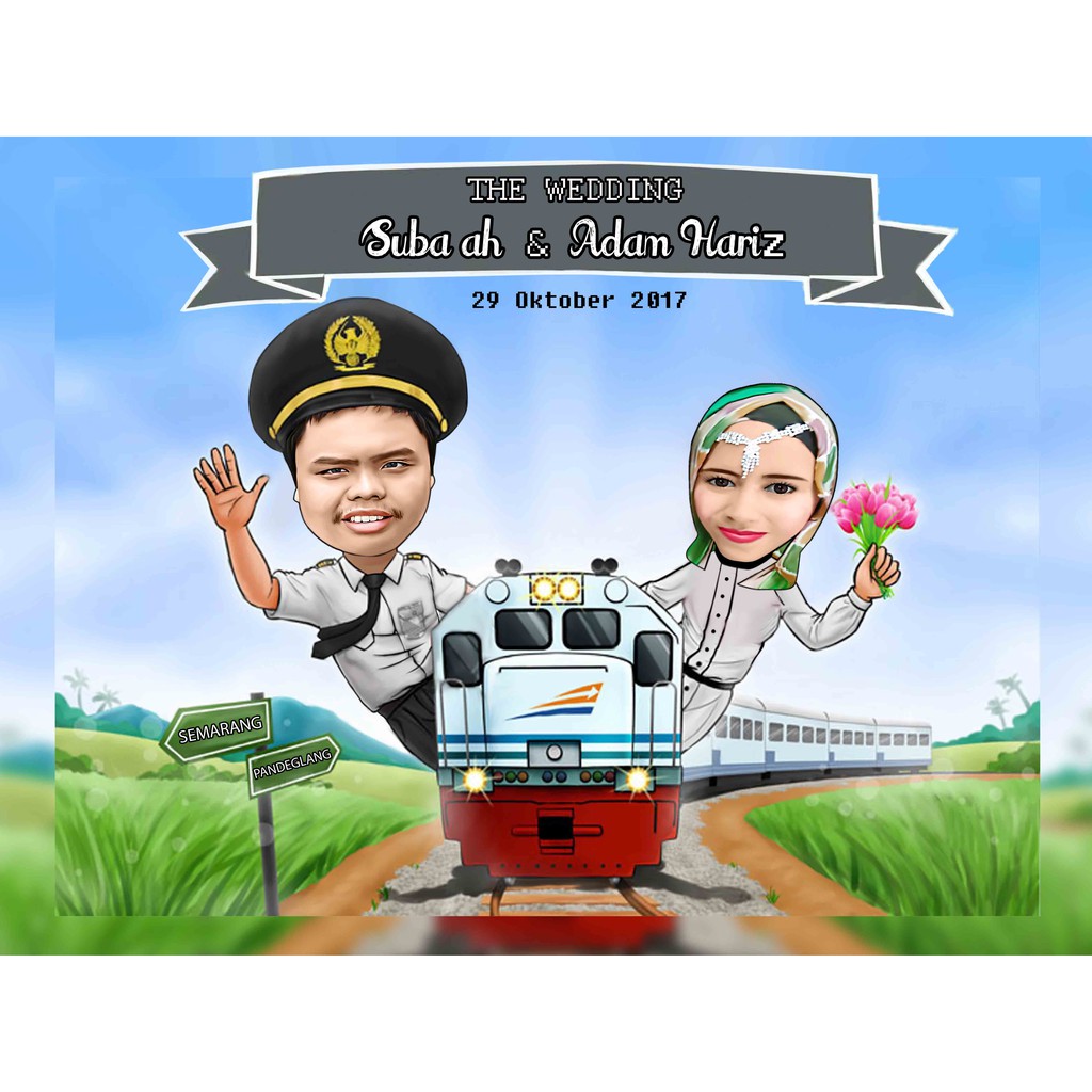 karikatur couple karikatur kereta api karikatur wisuda vector wajah