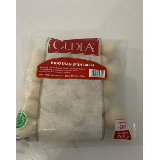 

Cedea Fish ball 500gr baso ikan
