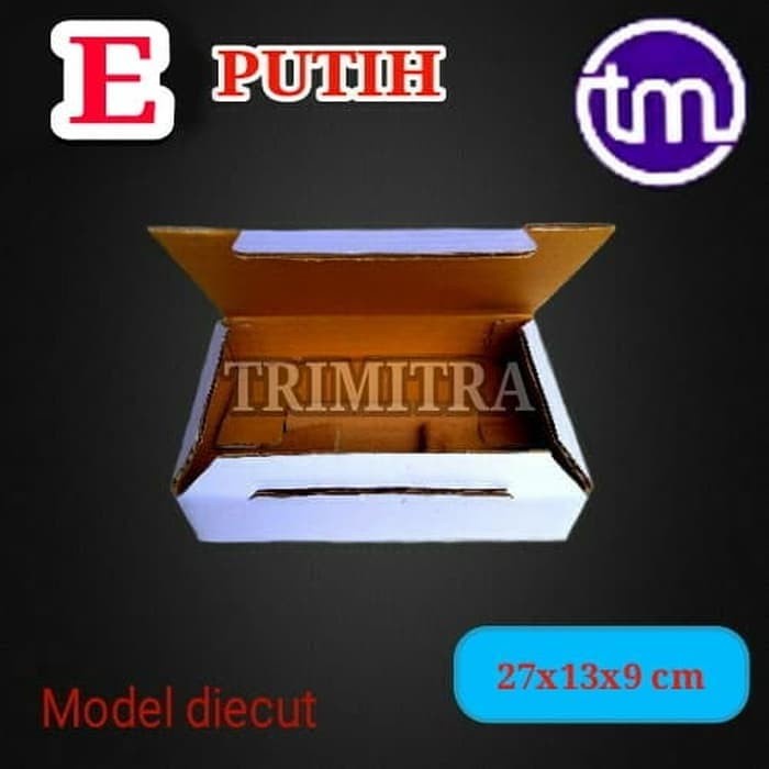 

KOTAK KARDUS KARTON BOX PACKING CORRUGATED POLOS TIPE E PUTIH