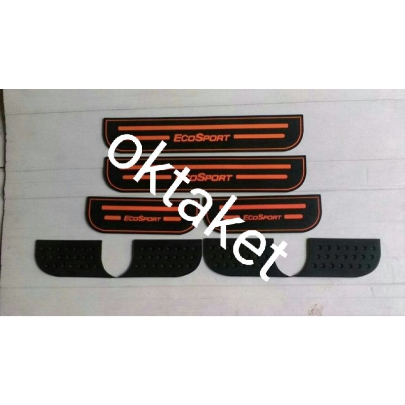 sillplate samping Ecosport karet hitam