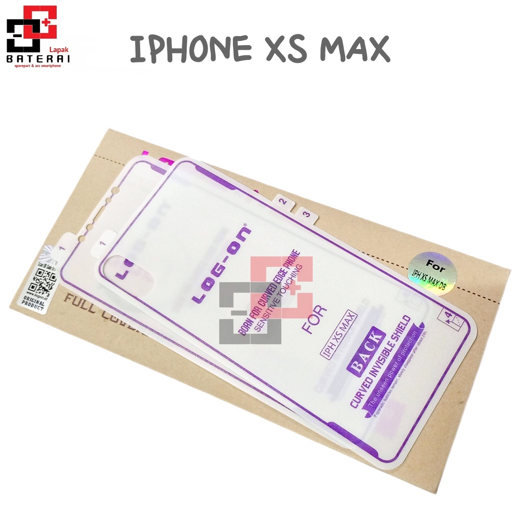 LOG - ON Anti Gores Hydrogel Iphone XS Max