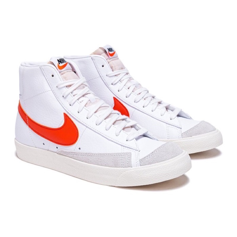 orange nike blazer mid