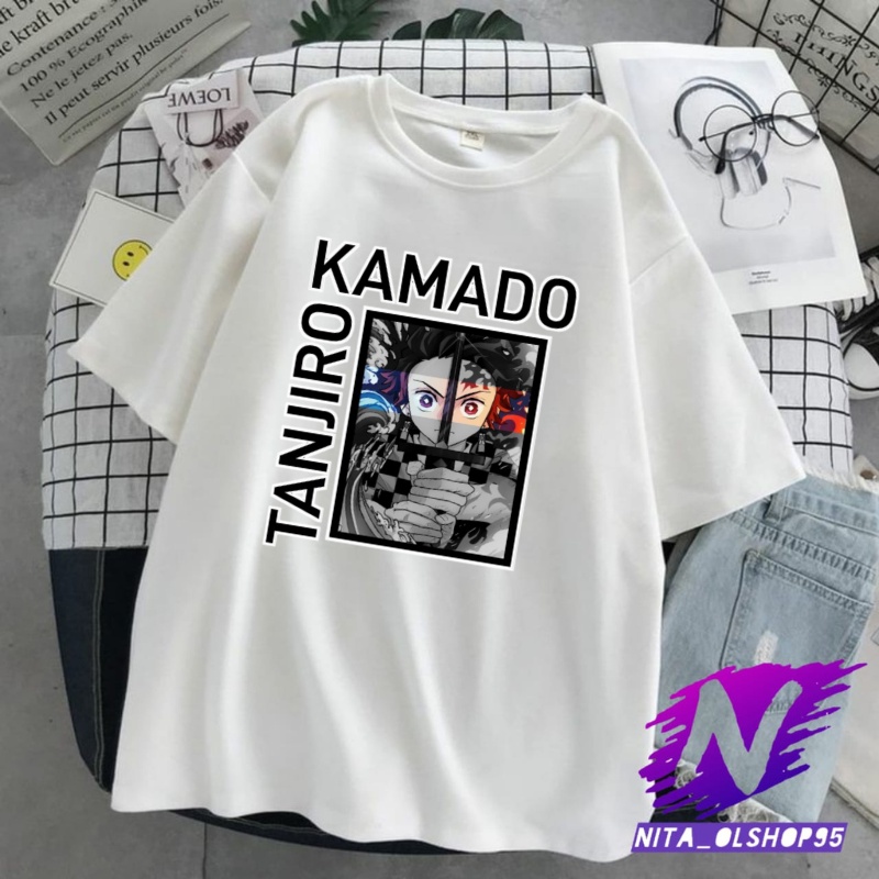 baju anak tanjiro kaos anak anime tanjiro kamado