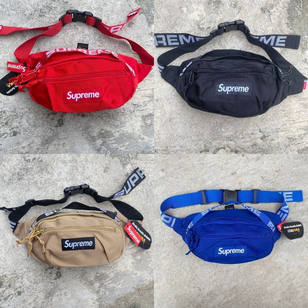 Waistbag Supreme SS18 / Tas Selempang Tas Pinggang Tas Supreme