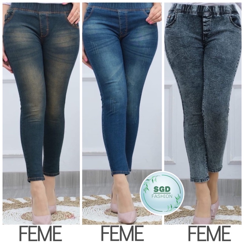 (31-42)FEME JEGGING JEANS|GALEA JEGGING JEANS|GLADYS JEGGING JEANS|CELANA JEGGING JEANS WANITA APLIKASI SOBEK LASER|CELANA JEGGING JEANS WANITA PINGGANG FULL KARET|JEGGING JEANS WANITA BAHAN MELAR