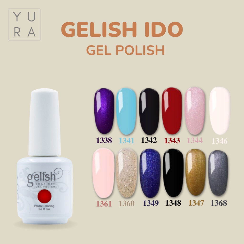 Gelish IDO Kutek Gel Nail Polish UV LED No. 1338-1441