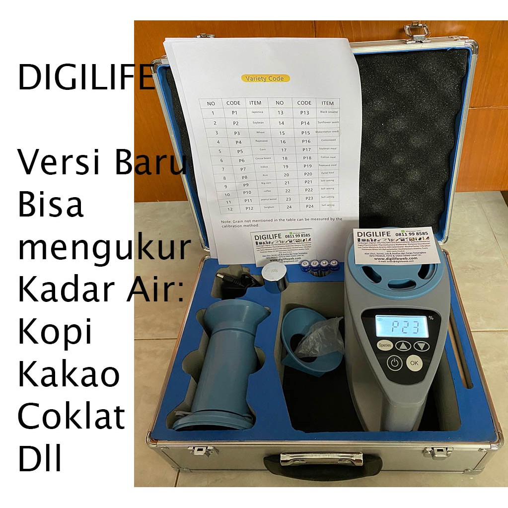 

Moisture Tester KOPI COKLAT KAKAO LDS-1G Coffee Cocoa LDS1G Grain Tester Bean Beras Gandum MC Peanut